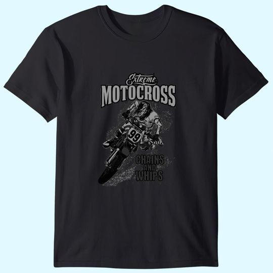 Motocross Extreme MotoX Motorcycle Dirt Bike Scrambler T Shirt