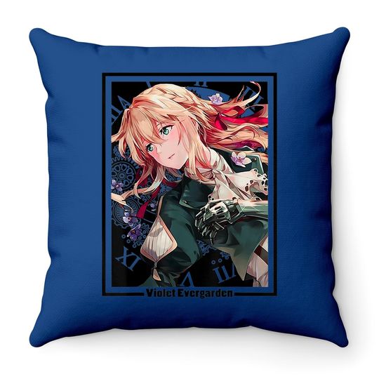 Violets Evergardens Anime Manga Character For Fan Throw Pillow