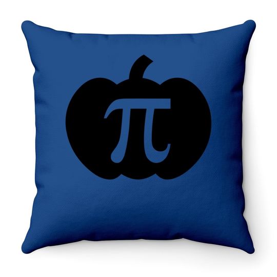 Pumpkin Pi Pie Math Teacher Halloween Throw Pillow