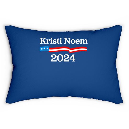Kristi Noem For President 2024 Campaign Lumbar Pillow