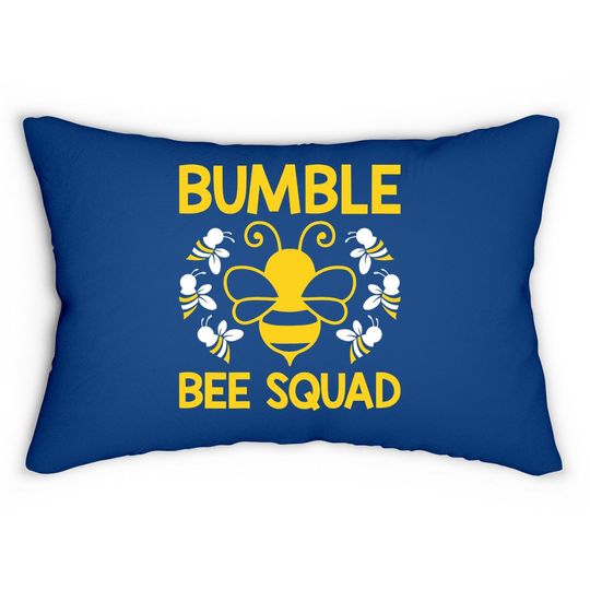 Bumble Bee Squad Team Group Family & Friends Lumbar Pillow