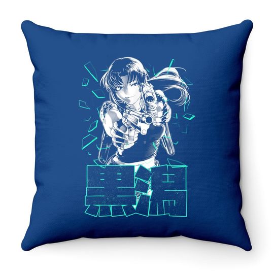 Shattered Revy Throw Pillow