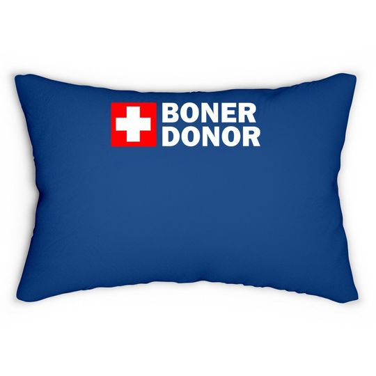 Boner Donor - Funny Halloween Costume Idea Lumbar Pillow