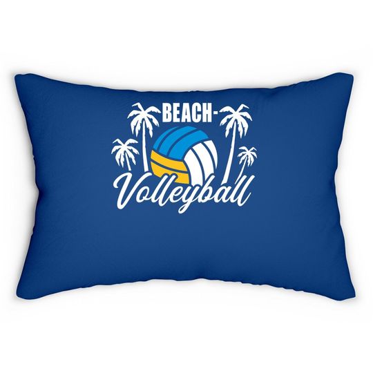 Beach Volleyball Lumbar Pillow