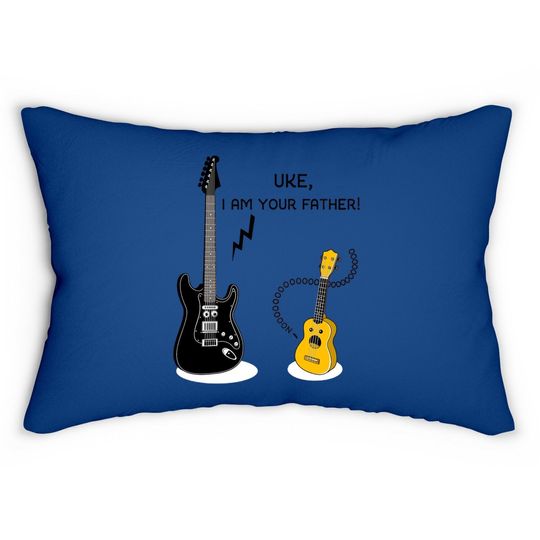 Uke I Am Your Father - Funny Guitar Lumbar Pillow