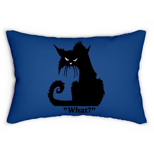 Cat What Lumbar Pillow