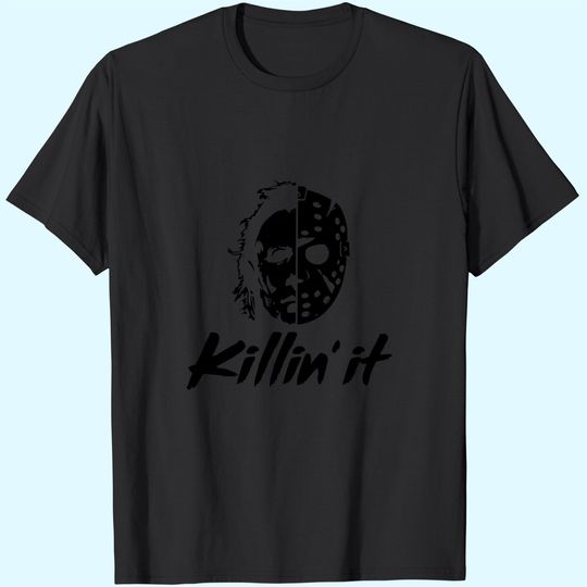 Killin' It Jason and Michael Myers Halloween T-Shirt