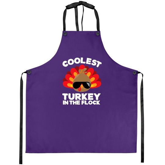 Coolest Turkey In The Flock Aprons