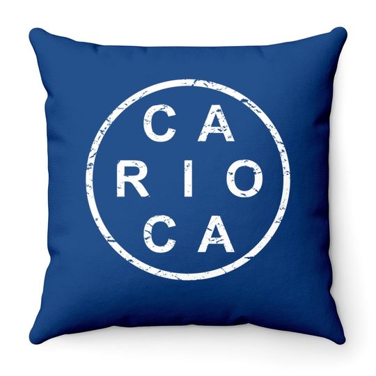 Stylish Rio De Janeiro Carioca Throw Pillow