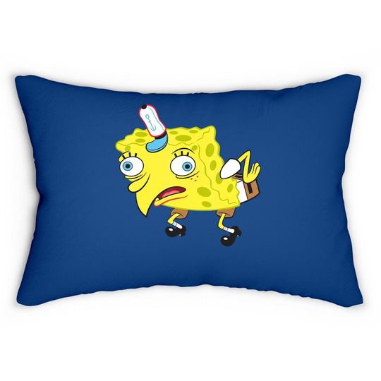 Spongebob Meme Isn't Even Lumbar Pillow