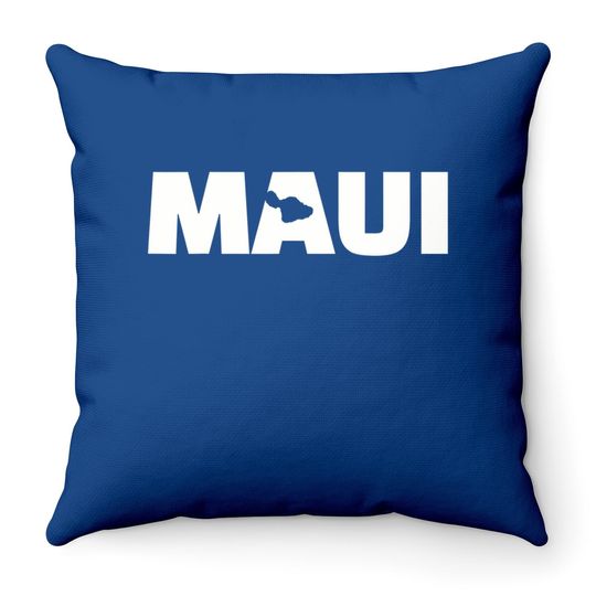 Hawaii Maui Throw Pillow
