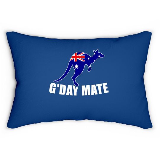 Australia Flag Kangaroo Lumbar Pillow