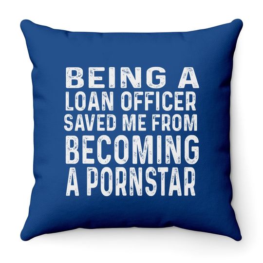 Mortgage Loan Officer Gifts Underwriting Throw Pillow