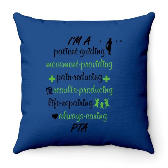 Physical Therapist Assistant Throw Pillow