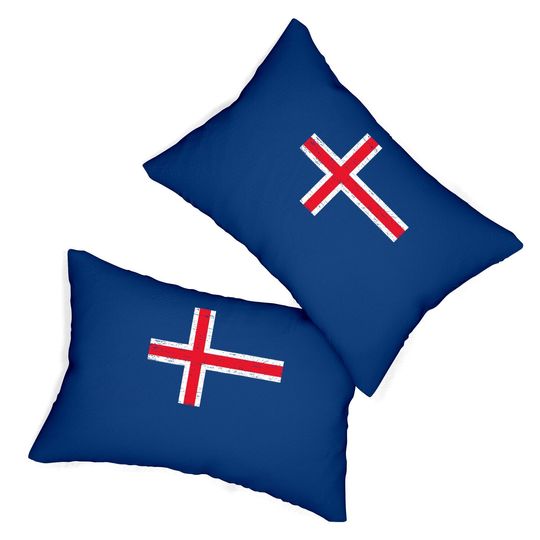 Iceland Flag Lumbar Pillow