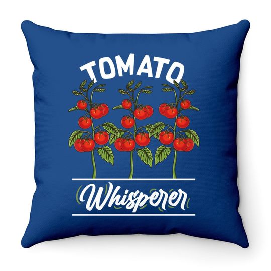 Tomato Whisperer Throw Pillow