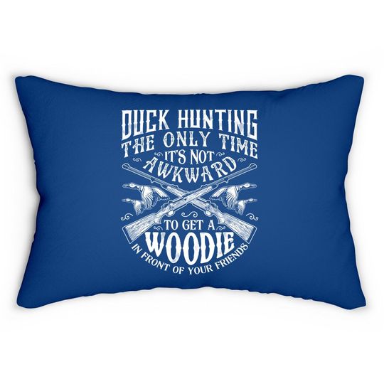 Duck Hunting Friends Lumbar Pillow