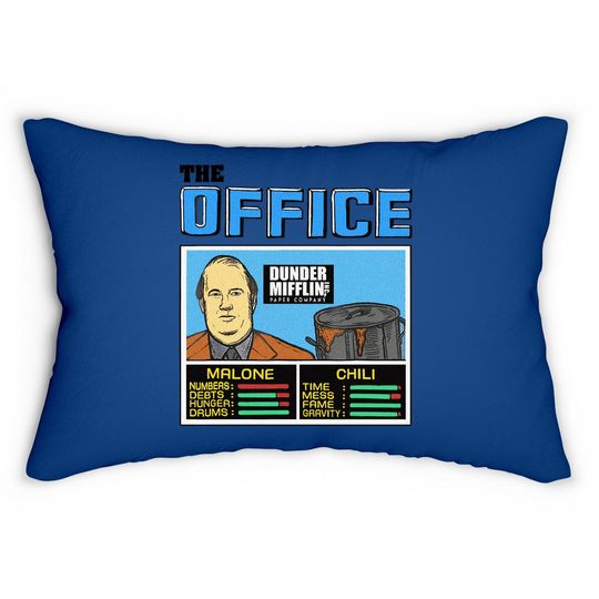 The-office-jam-kevin-and-chili-the-office-malone-and-chili Lumbar Pillow