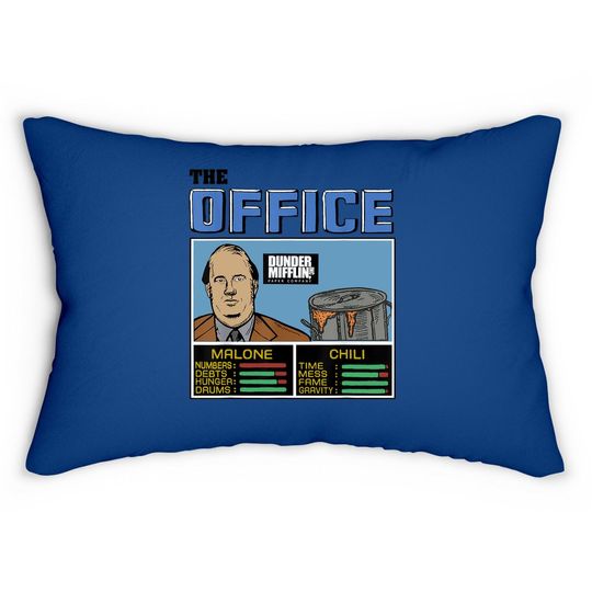 The-office-jam-kevin-and-chili-the-office-malone-and-chili Lumbar Pillow