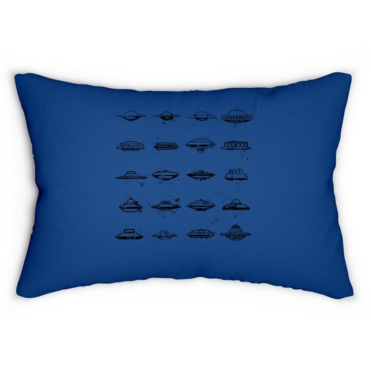 Vintage Ufo Crafts Premium Lumbar Pillow