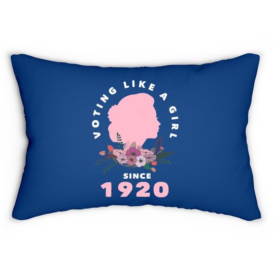 Right To Vote Suffrage 1920 2020 100th Anniversary Lumbar Pillow