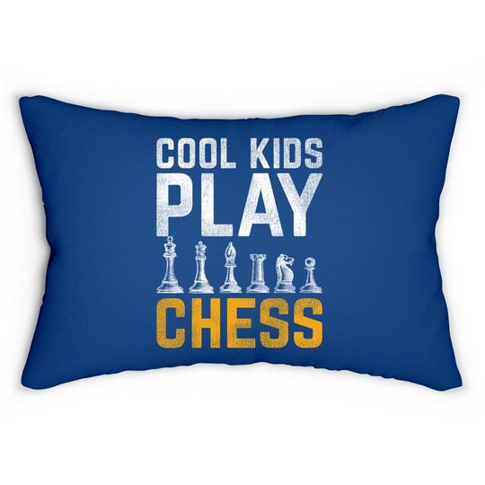 Cool Play Chess Lumbar Pillow