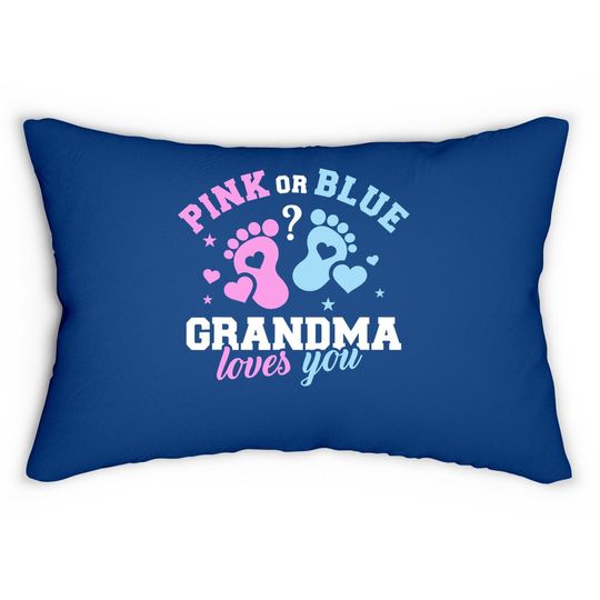 Gender Reveal Grandma Lumbar Pillow