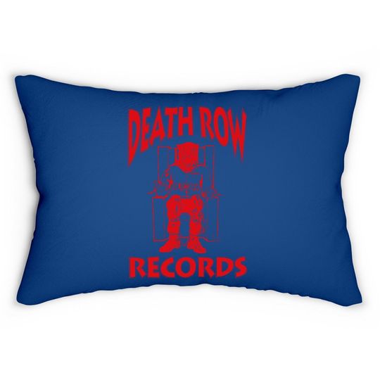 The Row Records Red Logo Lumbar Pillow