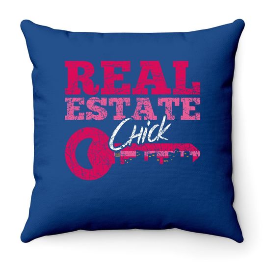 Real Estate Agent Retail Real Estate Throw Pillow