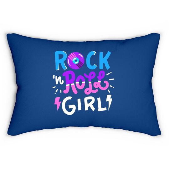 Rock N Roll Music Lumbar Pillow