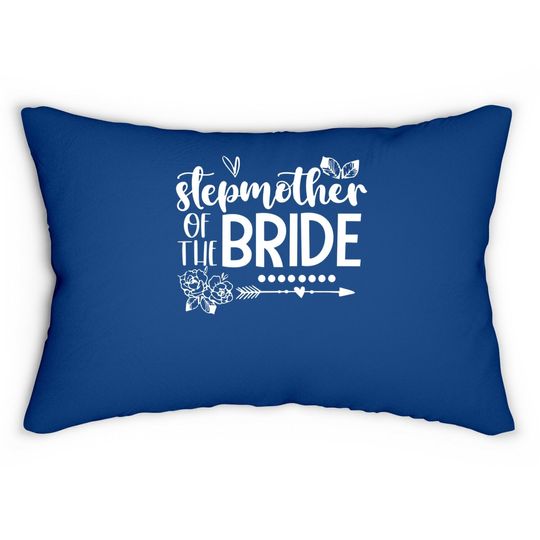 Stepmother Of The Bride Bridal Party Top For Bonus Mom Lumbar Pillow