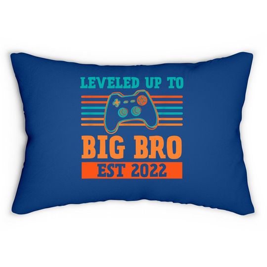 Leveled Up To Big Brother Promoted To Leveling Up Lumbar Pillow