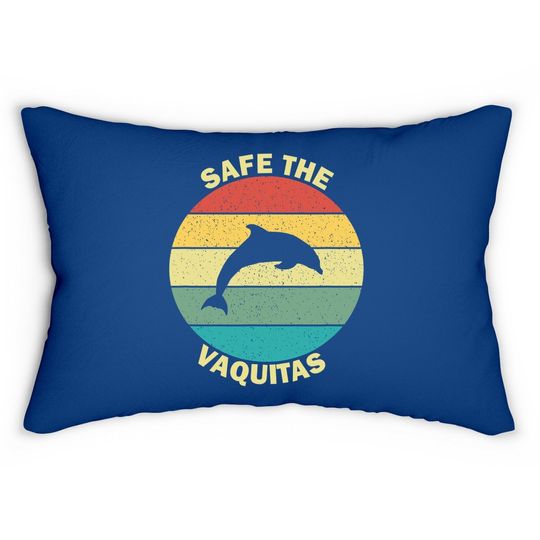 Save The Vaquitas Lumbar Pillow