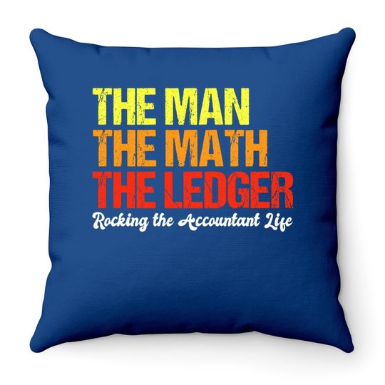 Funny Accountant Cpa Gift Humor Accountant Throw Pillow