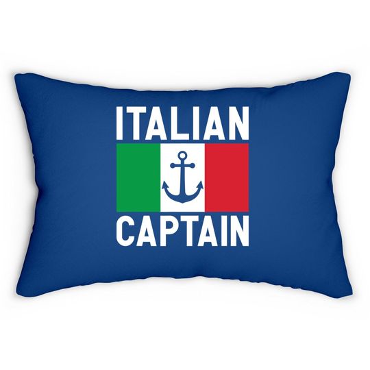 Flag Of Italy Italian Captain Lumbar Pillow