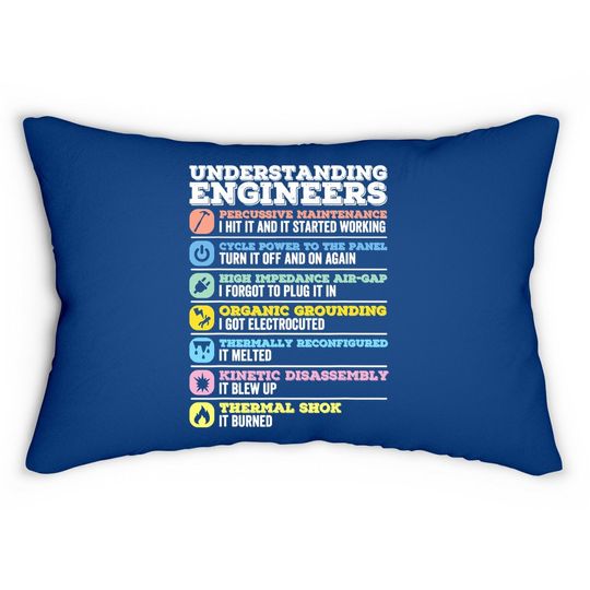 Understanding Engineers Funny Engineering Lumbar Pillow