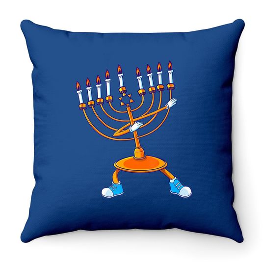 Hanukkah Dancing Chanukah Girls Boys Throw Pillow