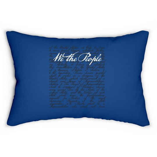 U.s. Constitution Day We The People Lumbar Pillow