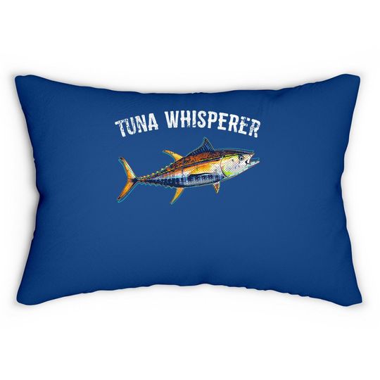 Tuna Whisperer Tuna Fishing Deep Sea Fishing Lumbar Pillow