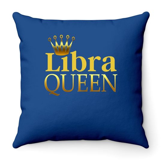 Libra Queen Throw Pillow