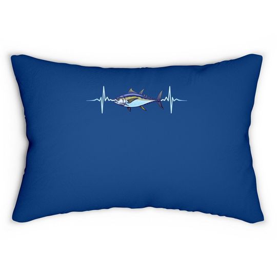Tuna Giant Bluefin Fish Fishing Fisherman Lumbar Pillow