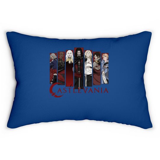 Castlevania Character Panels Lumbar Pillow