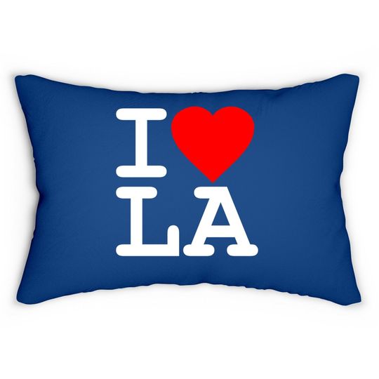 I Love La Los Angeles Lumbar Pillow