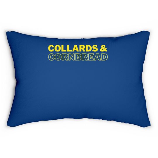 Collards & Cornbread Southern Food Lumbar Pillow
