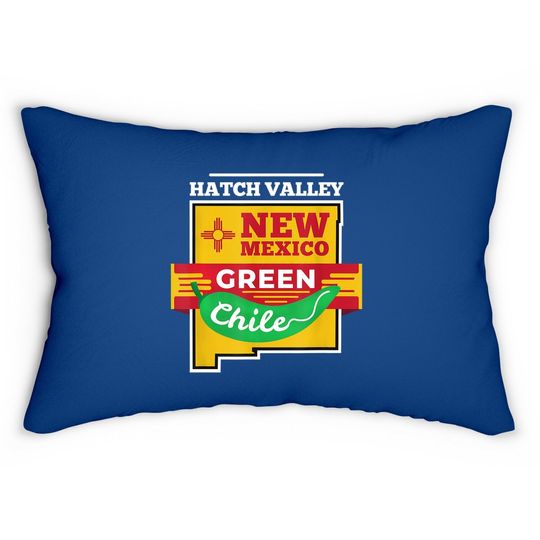 New Mexico Hatch Chile Green Chili Pepper Lumbar Pillow