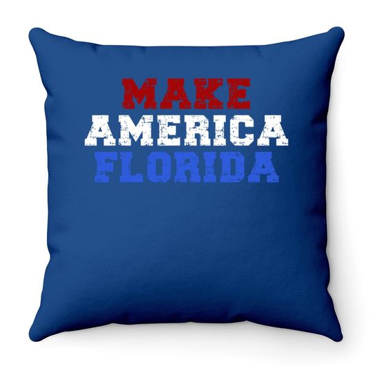 Make America Florida Throw Pillow