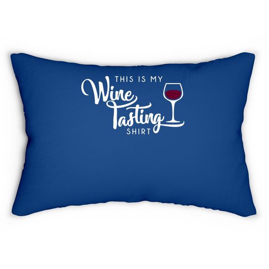 Wine Tasting Drinking Lumbar Pillow