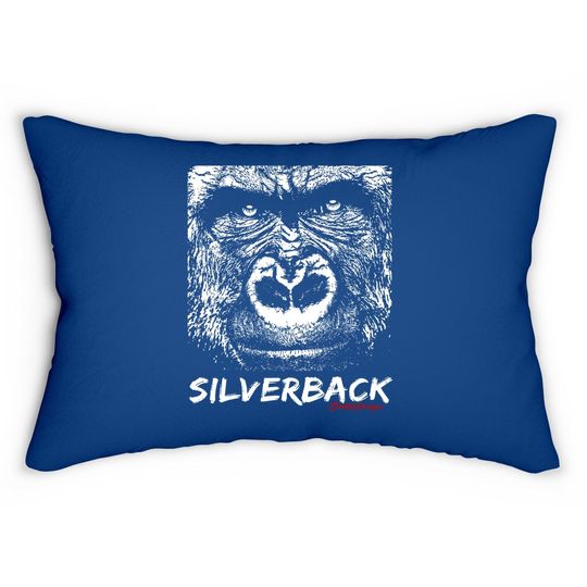 Silverback Gorilla Lumbar Pillow
