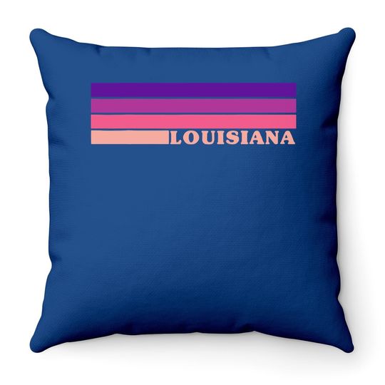 State Of Louisiana Throw Pillow