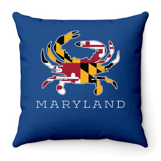 Maryland State Flag Classy Throw Pillow